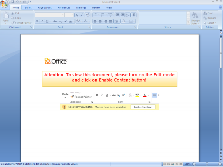 Microsoft email example phishing message. Web access to email.